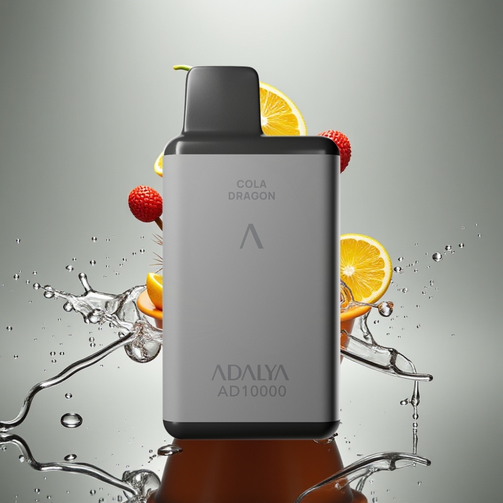 Adalya AD 10000 Puffs Disposable Vape Cactus Splash Space Gray USB-C 14ml 2