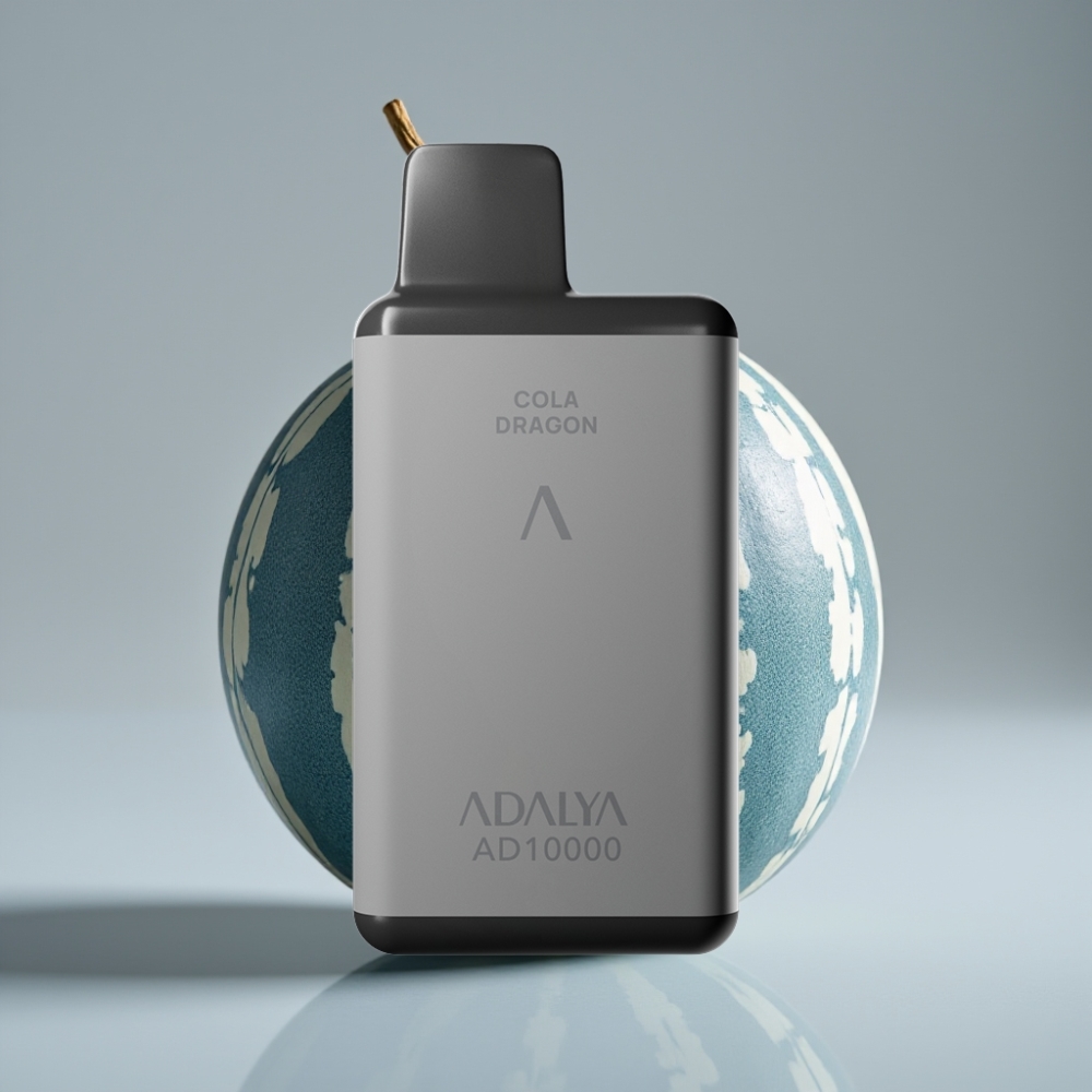 Adalya AD 10000 Puffs Space Gray USB-C Blue Melon Disposable Vape