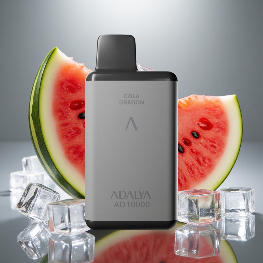 Adalya AD 10000 Puffs Space Gray USB-C Watermelon Ice Disposable Vape