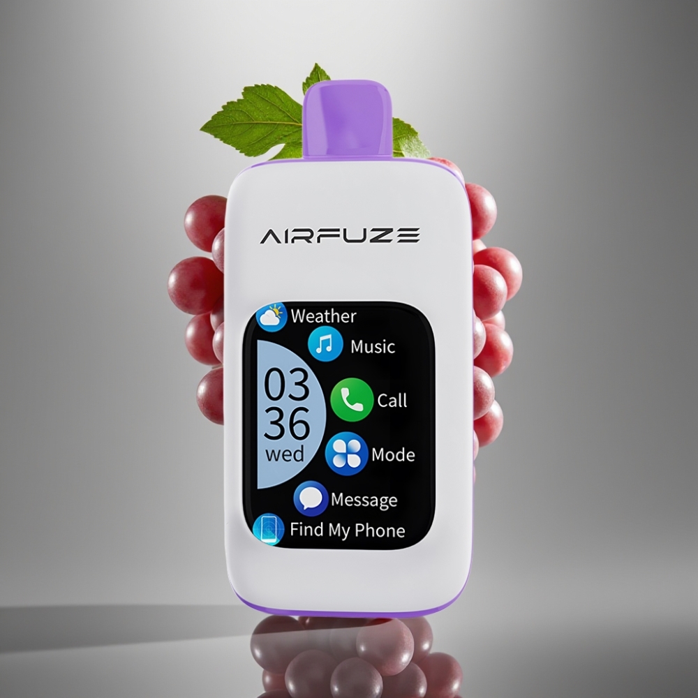 AirFuze Smart 30000 Puffs 5 Nicotine 900mAh Type-C Grape Burst Disposable Vape