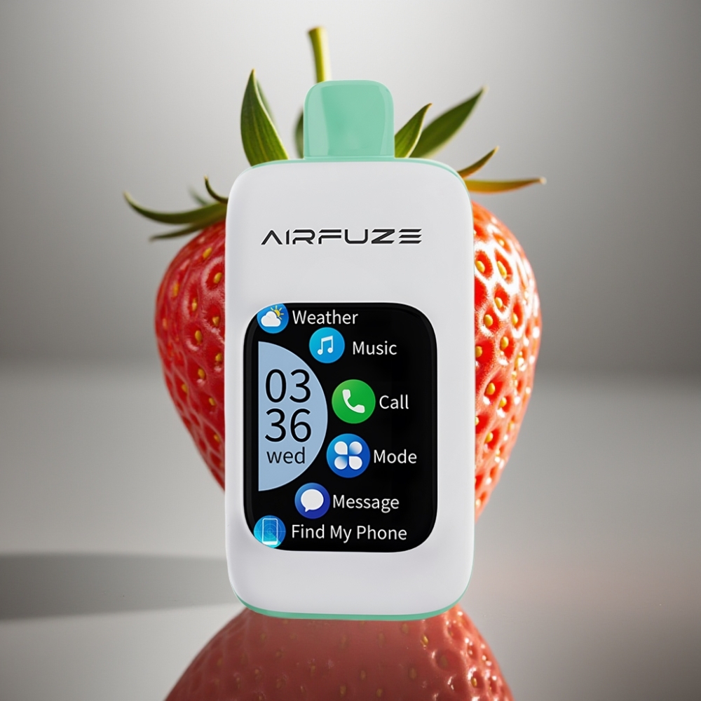 AirFuze Smart 30000 Puffs 5 Strawberry Summertime Disposable Vape 900mAh Type-C