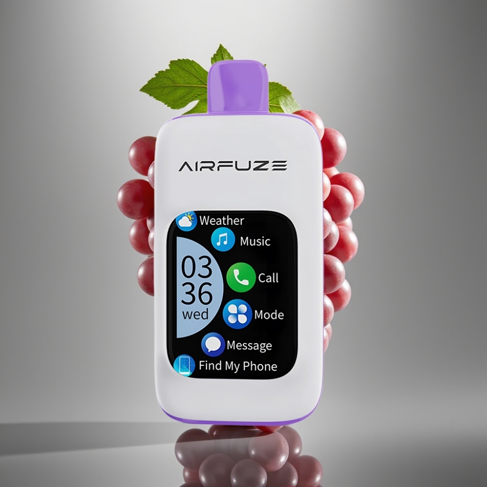 AirFuze Smart Pro 40000 Puffs Grape Burst 20ML 900mAh Rechargeable Wireless Touch Screen