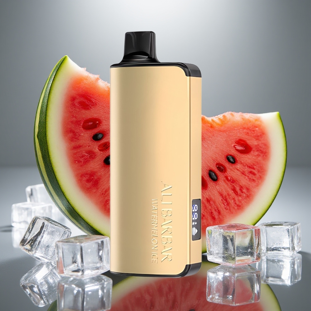 Alibarbar Ingot 9000 Puffs 22ml 2350mAh Watermelon Ice Non-Rechargeable LED