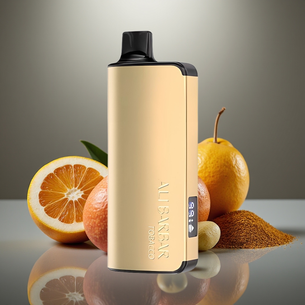 Alibarbar Ingot 9000 Puffs 22ml 2350mah Tobacco LED Display