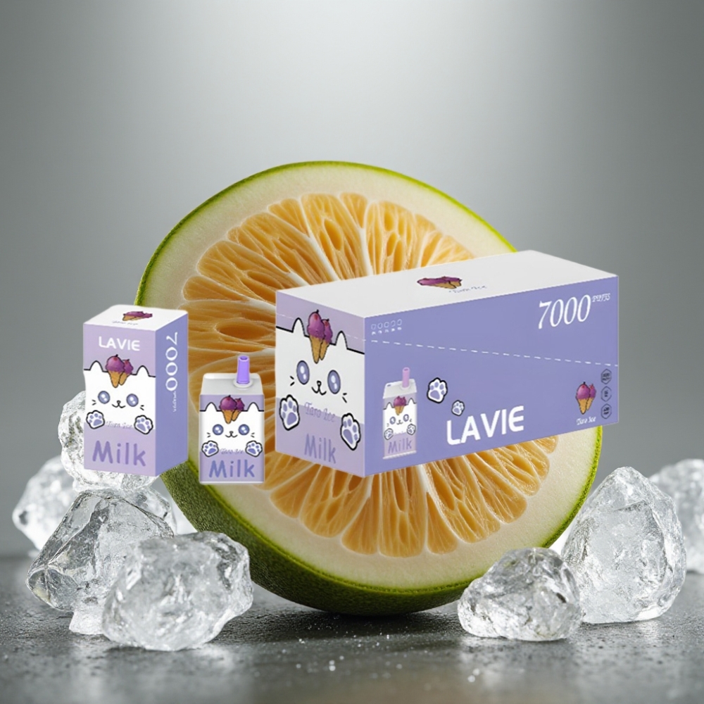 LAVIE Milk 7000 Puffs 16ML 600mAh Taro Ice