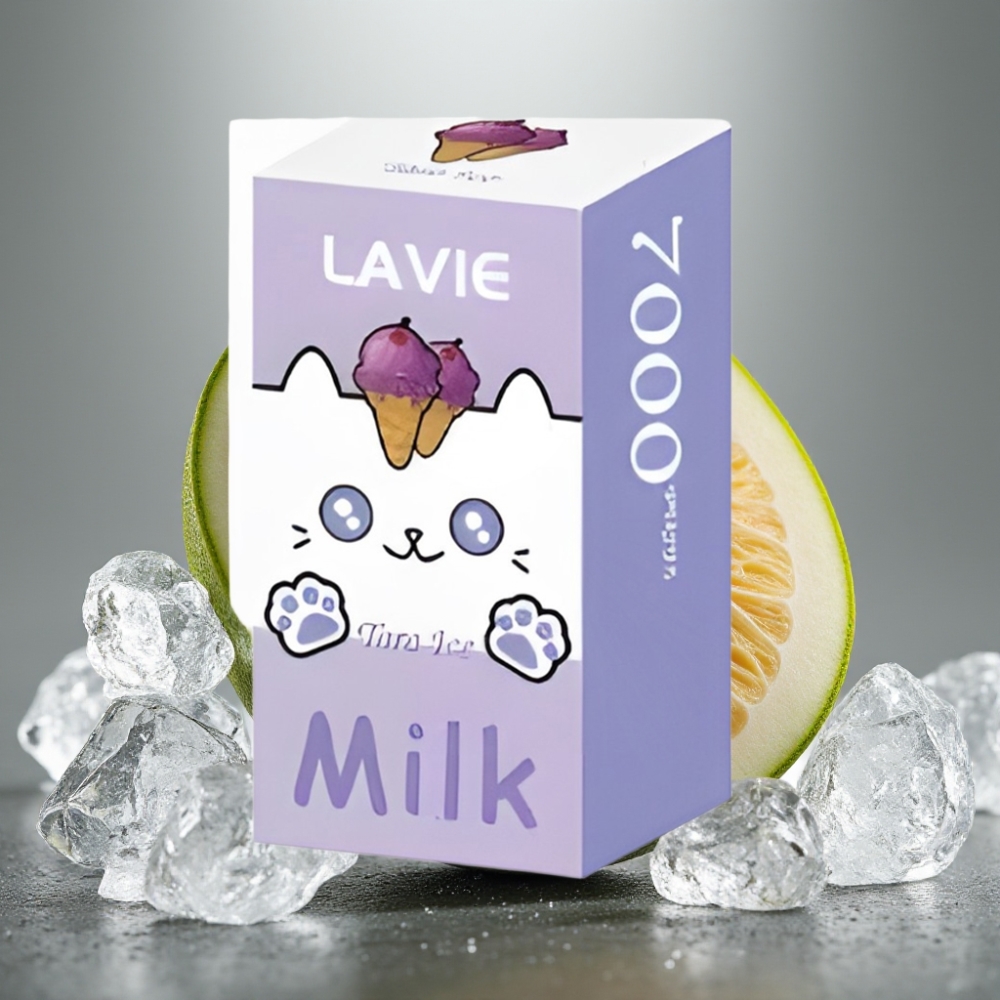 LAVIE Milk 7000 Puffs 16ML 600mAh Taro Ice
