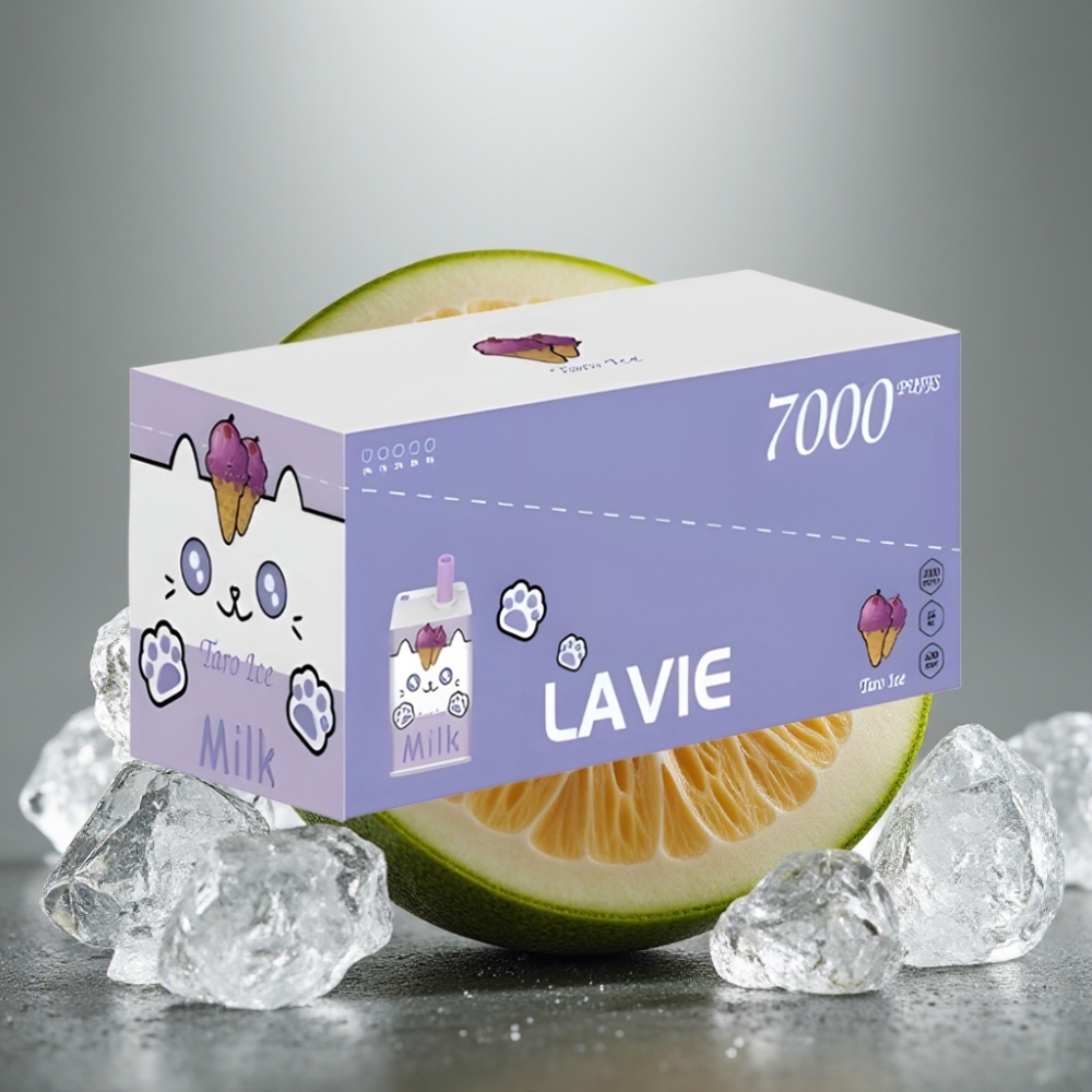 LAVIE Milk 7000 Puffs 16ML 600mAh Taro Ice