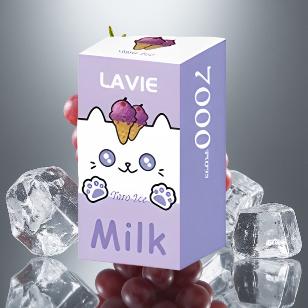 LAVIE Milk 7000 Puffs 16ML 600mAh Type C Grape Ice
