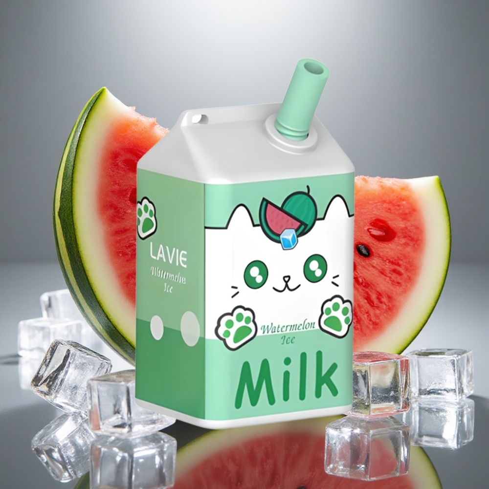 LAVIE Milk 7000 Puffs 16ML 600mAh Watermelon Ice Type C Rechargeable