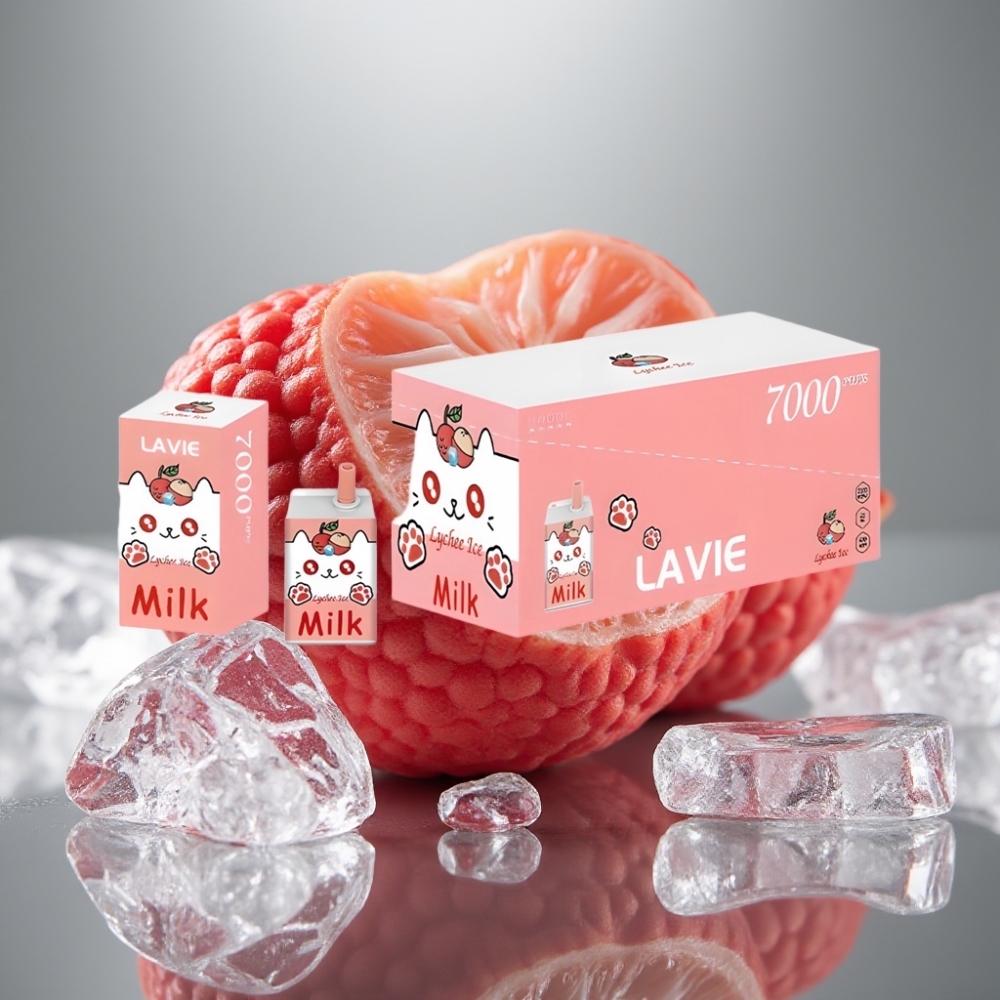 LAVIE Milk 7000 Puffs 16ML Lychee Ice 600mAh Type C