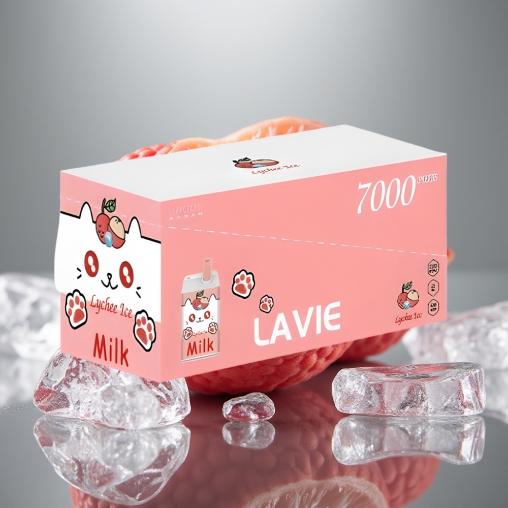 LAVIE Milk 7000 Puffs 16ML Lychee Ice 600mAh Type C