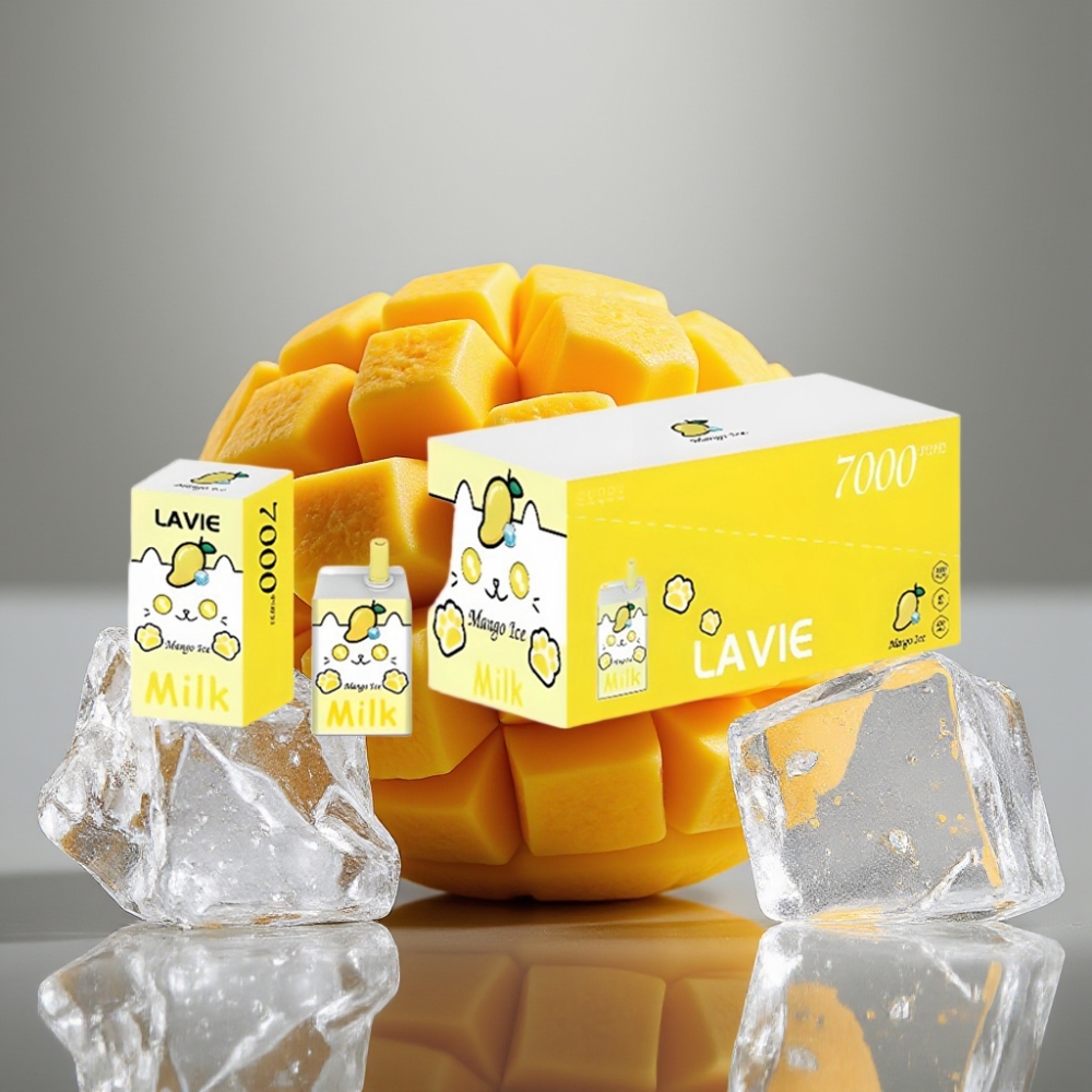 LAVIE Milk 7000 Puffs 16ML Mango Ice Type C 600mAh