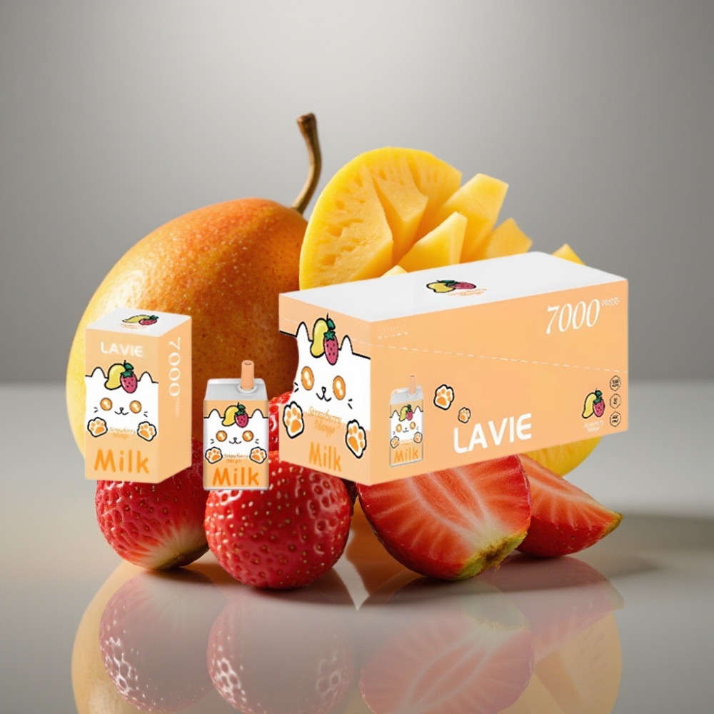 LAVIE Milk 7000 Puffs 16ML Strawberry Mango 600mAh Type C