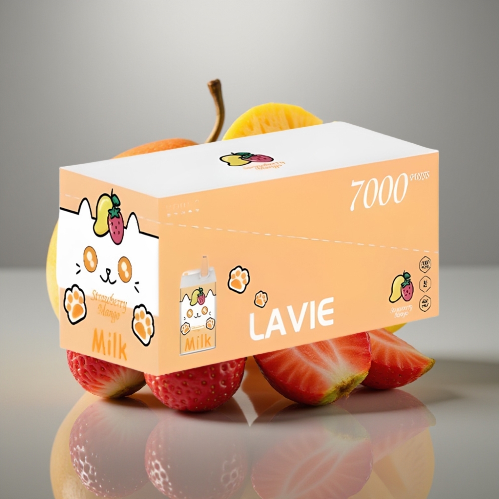 LAVIE Milk 7000 Puffs 16ML Strawberry Mango 600mAh Type C