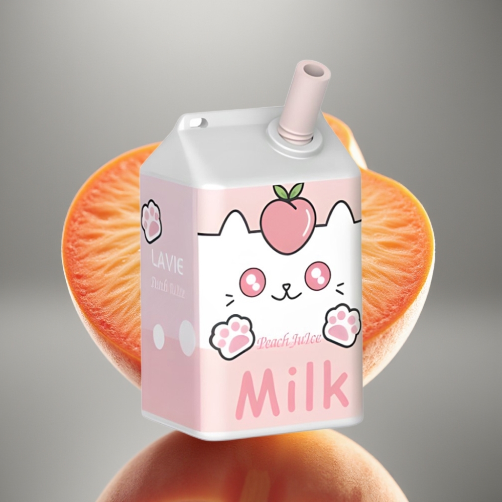 LAVIE Milk 7000 Puffs Peach Juice 16ML 600mAh Type C Rechargeable