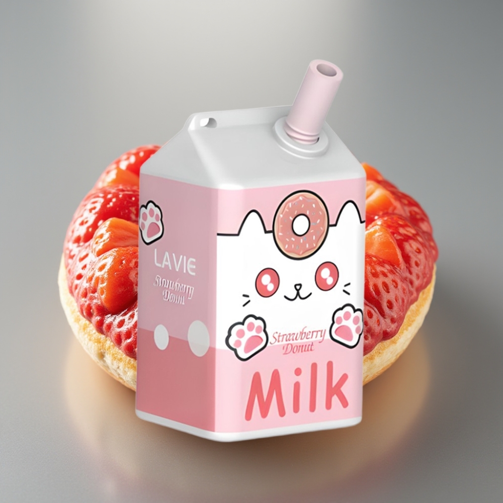 LAVIE Milk 7000 Puffs Strawberry Donut 16ML 600mAh Type C