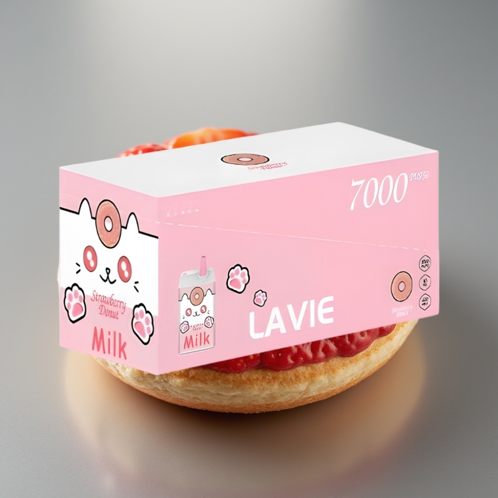 LAVIE Milk 7000 Puffs Strawberry Donut 16ML 600mAh Type C
