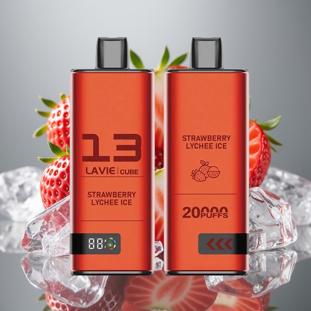 Lavie Cube 20000 Puffs 28ML 5 Type C Strawberry Lychee Ice Disposable Vape