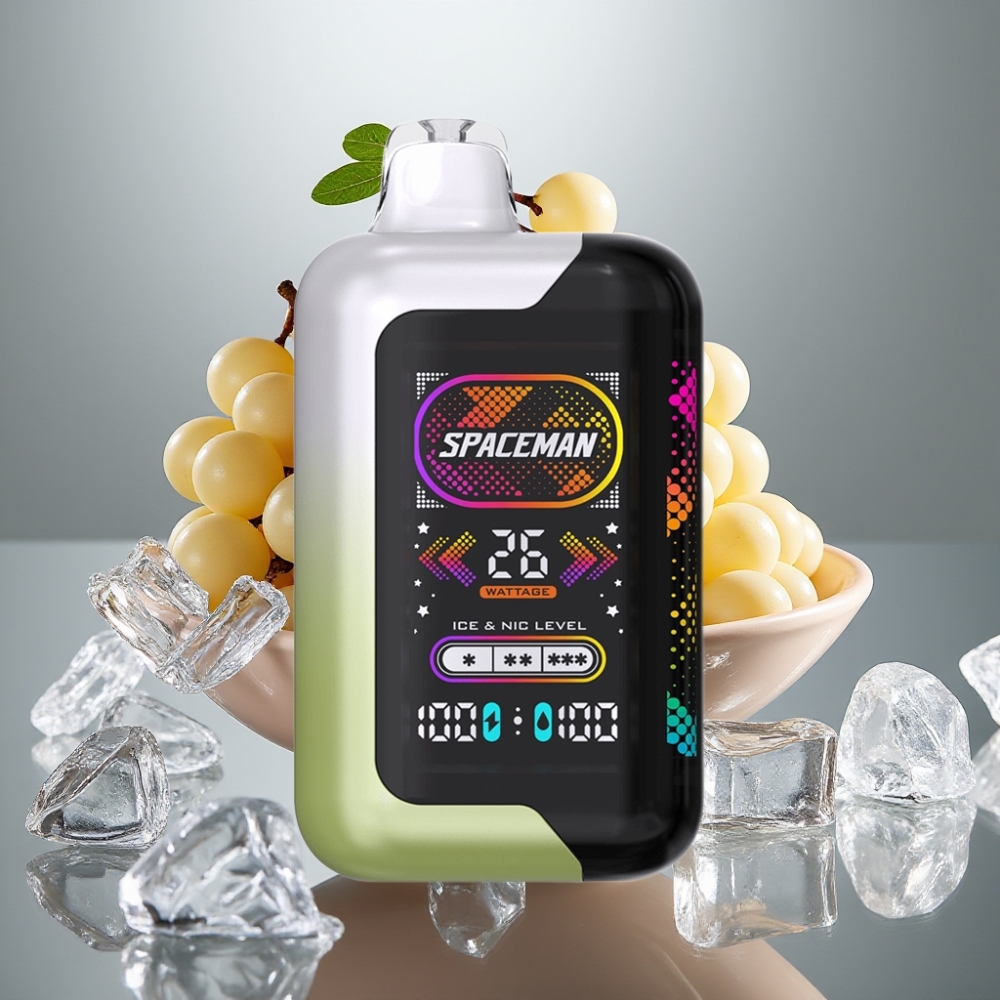 SMOK Spaceman SP40000 Zero Nic 20ml 1000mAh Dual Coil White Grape Ice